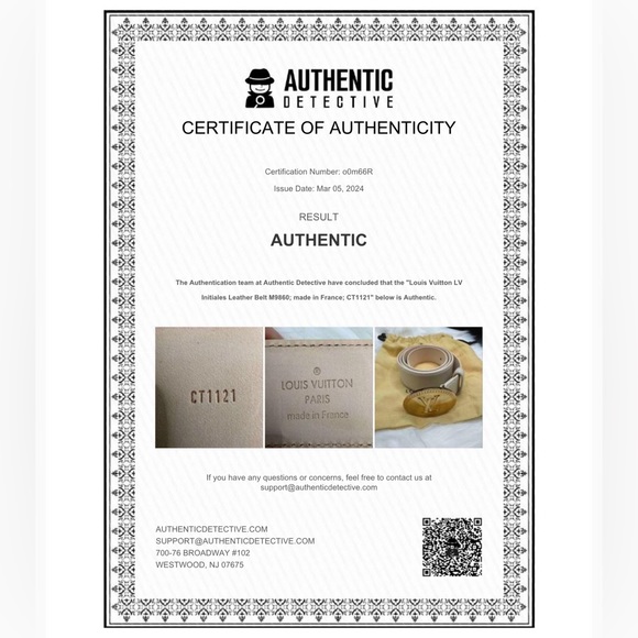 🌸SOLD🌸Louis Vuitton Cut Out Initiales Belt - Picture 2 of 15